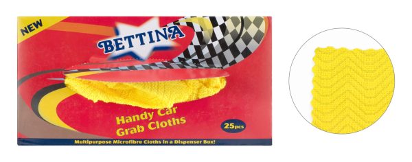 Bettina Car 25pc Handy Grab Cloths