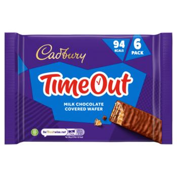 Barre chocolatée Cadbury Timeout 108g