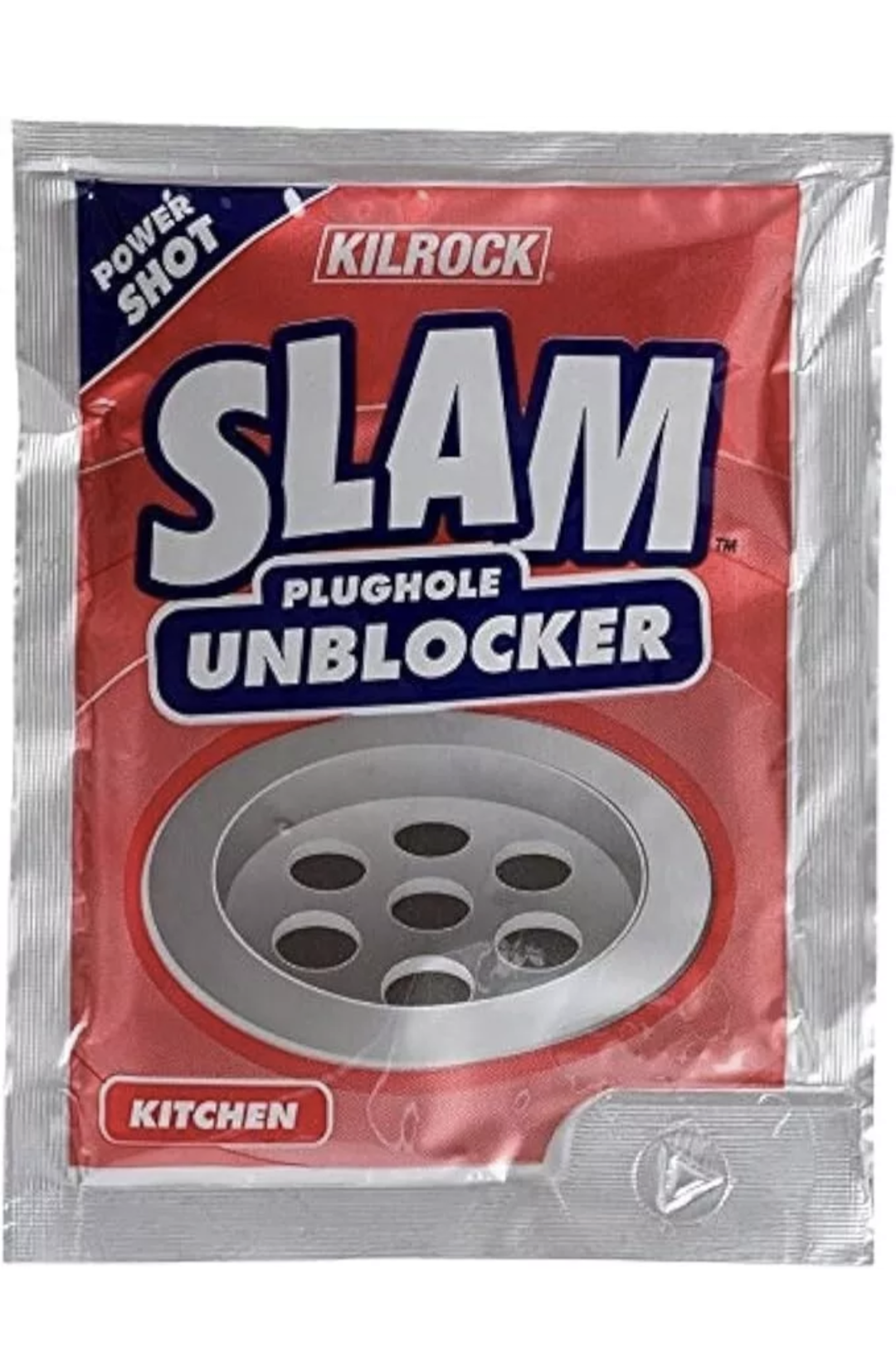 Kilrock Slam Déboucheur surpuissant pour évier de cuisine et canalisations - Sachet 60g