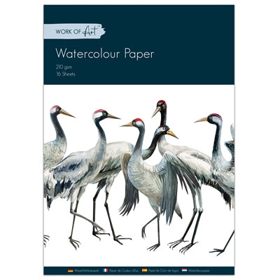 Water Colour Paper - 16 Sheets High Quality Artist Colouring Painting Sketch