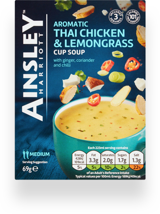 Soupe en Coupe Poulet Thaï Aromatique & Citronnelle 69g