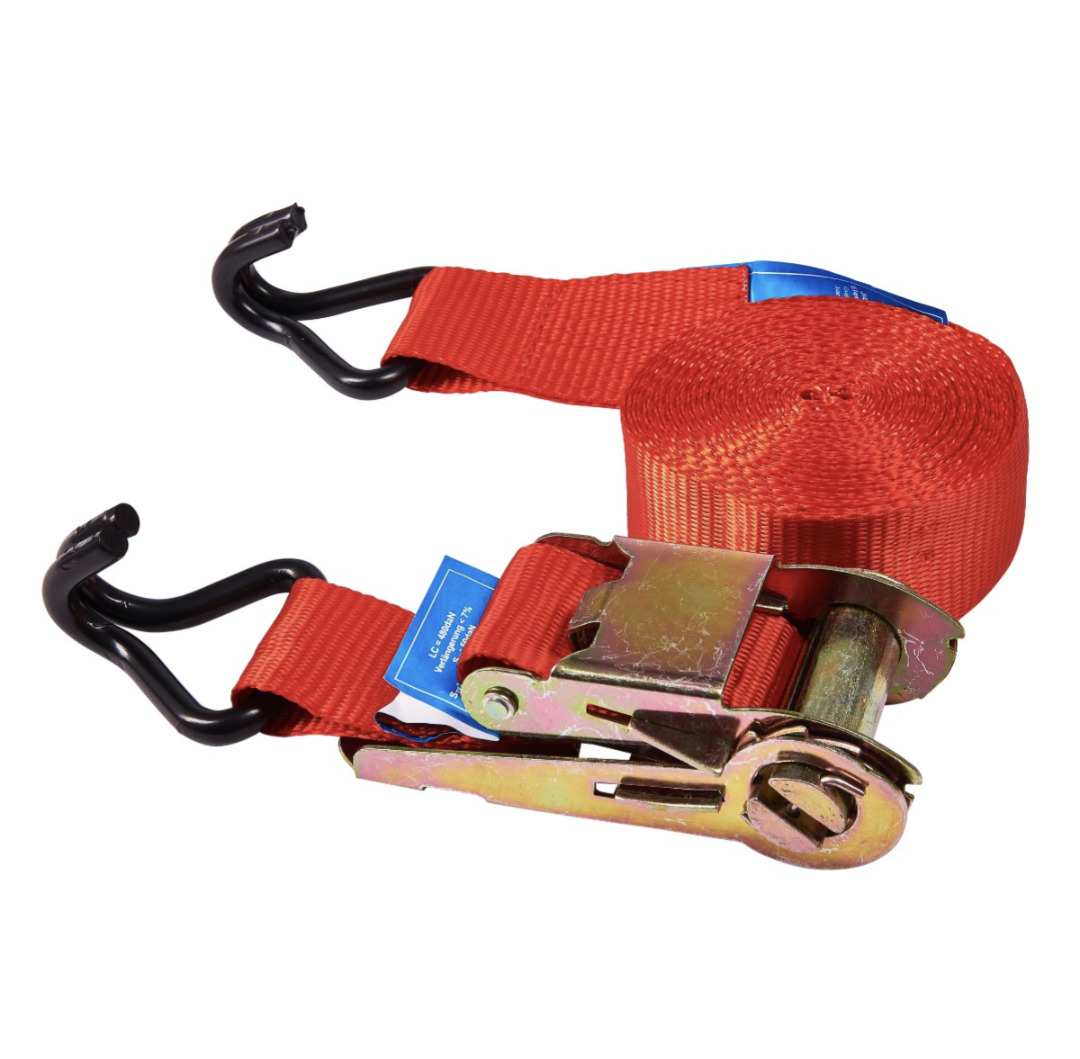 Ratchet Tie Down Strap, 50mm x 6.7m, 460kg Capacity