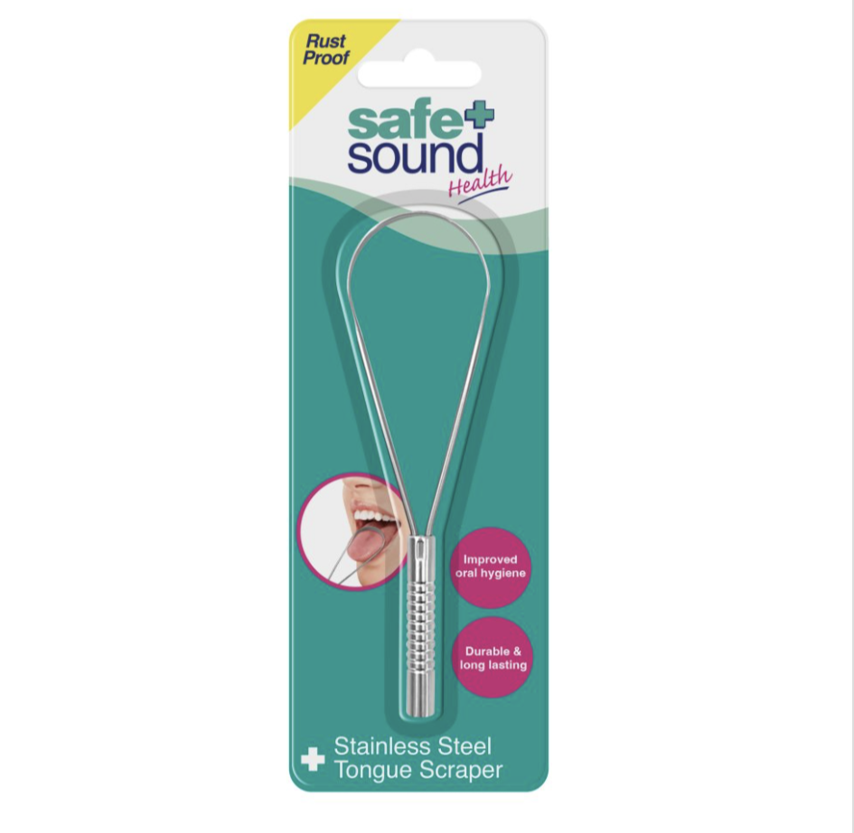 Safe + Sound NETTOIE-LANGUE EN MÉTAL