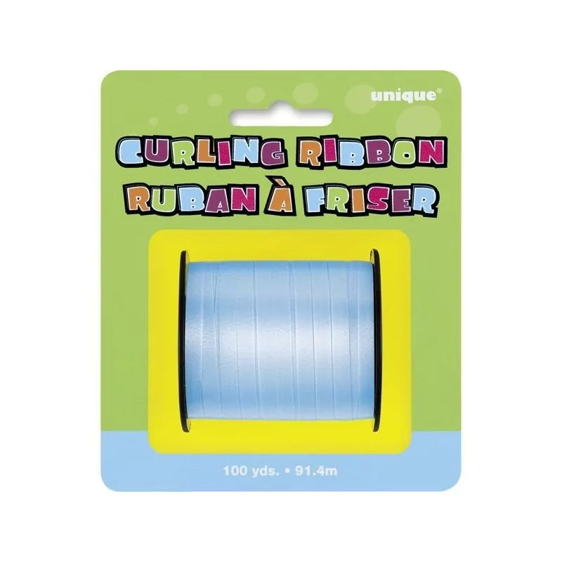 Unique Party 100 Yards Ribbon Roll - Baby Blue