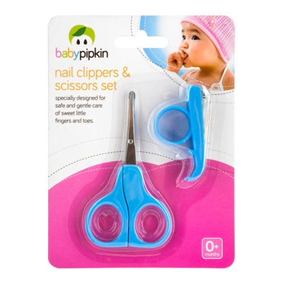 BABY PIPKIN NAIL CLIPPERS & SCISSORS SET