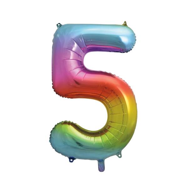 Ballon géant en aluminium n° 5 hélium/air 34 pouces