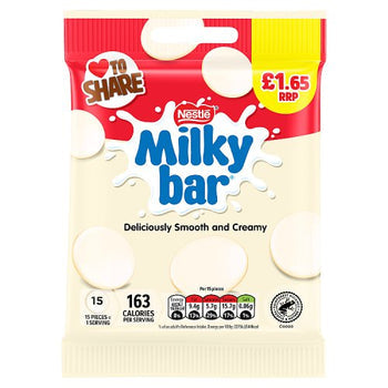 Milkybar Giant Buttons Chocolat Blanc Sachet à Partager 85g PMP 1,50 £