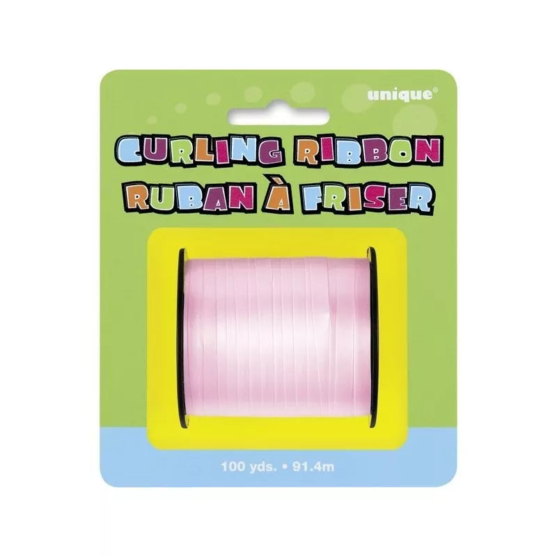 Unique Party 100 Yards Ribbon Roll - Pastel Pink