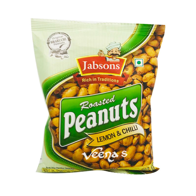 Jabsons Roasted Peanuts Lemon and Chilli 140g