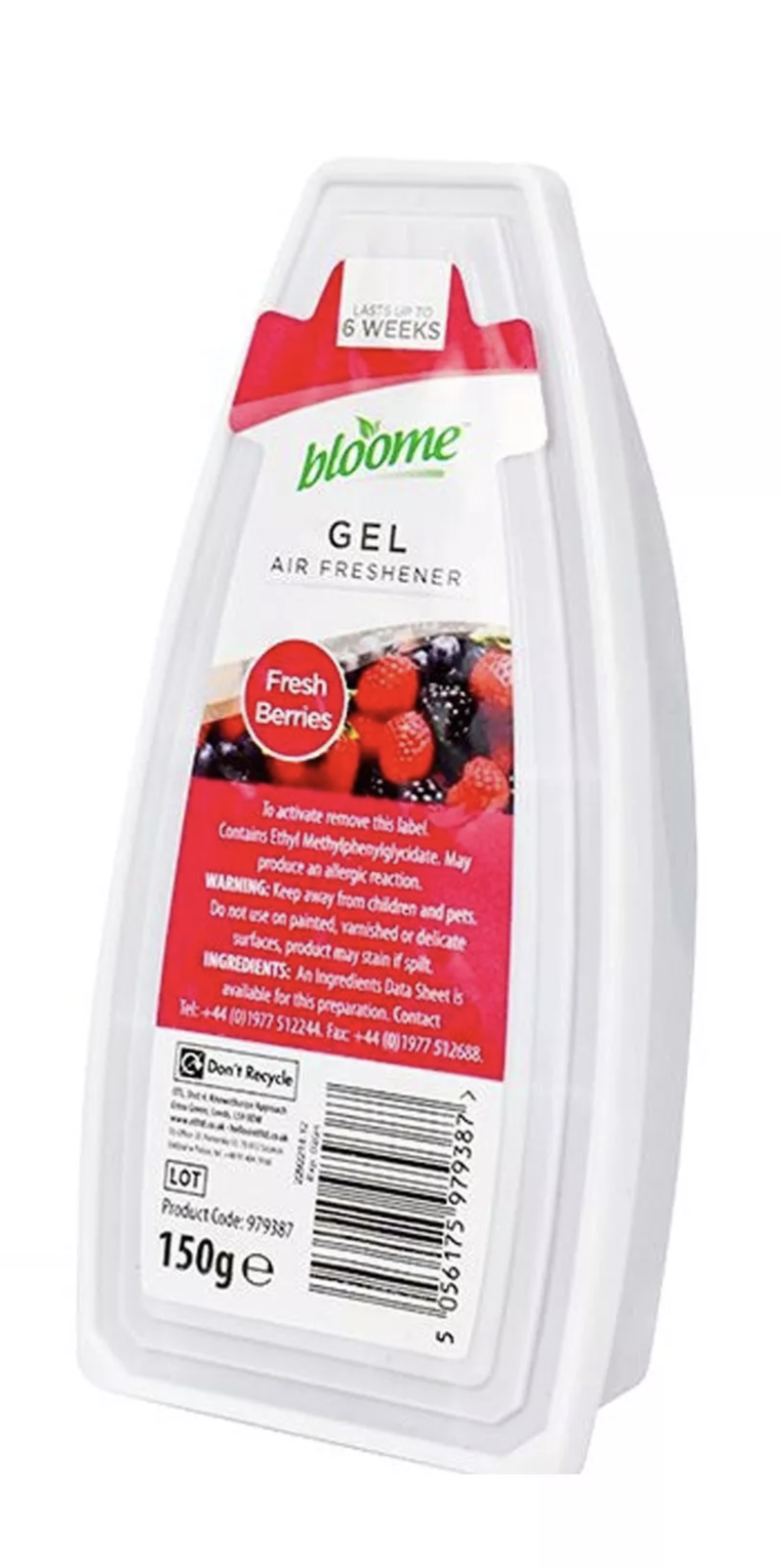 Désodorisants Bateau en Gel Bloome Baies 150g