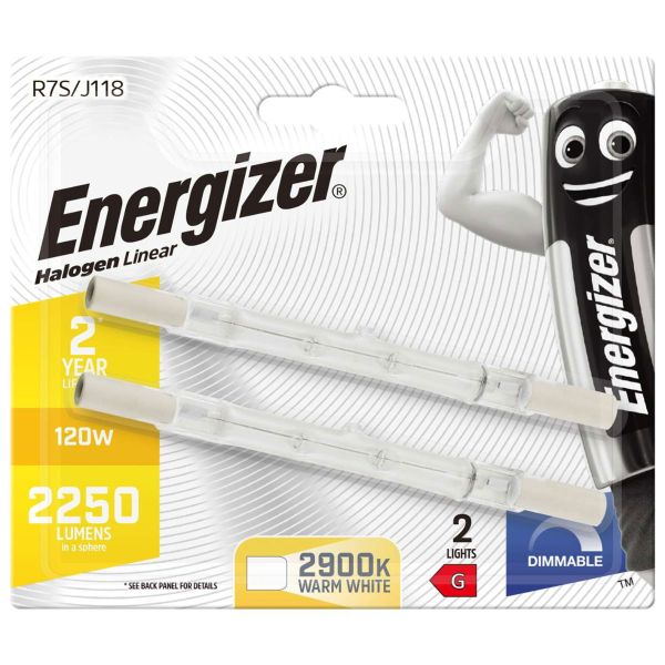 ENERGIZER HALOGEN LINEAR R7S/J118 WARM WHITE DIMMABLE 120w