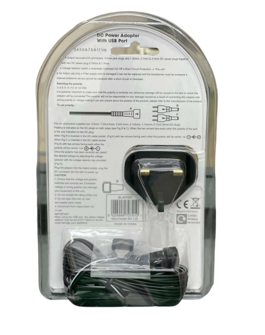 Adaptateur DAEWOO 600 mA avec port USB