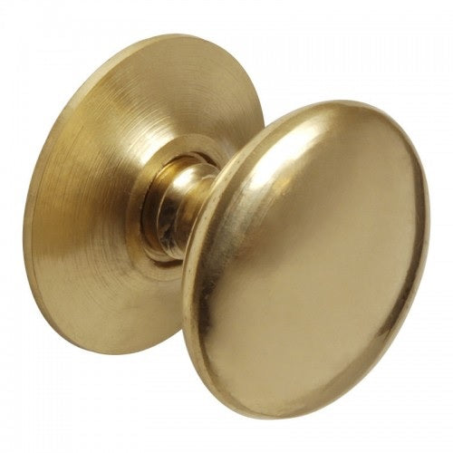 3729 - IVCB25 - BOUTON DE PLACARD VICTORIEN EN LAITON 25 MM (PAIRE)