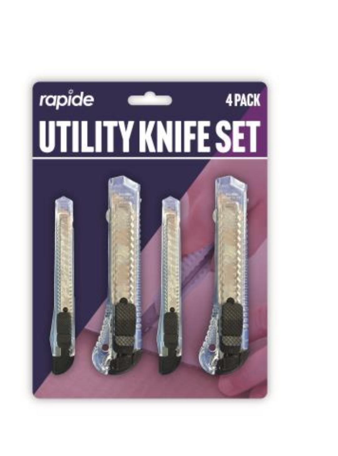 RAPIDE UTILITY KNIFE SET - 4PK