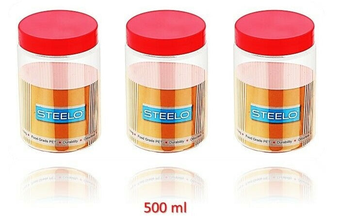 Lot de 3 pots Steelo Lite 500 ml