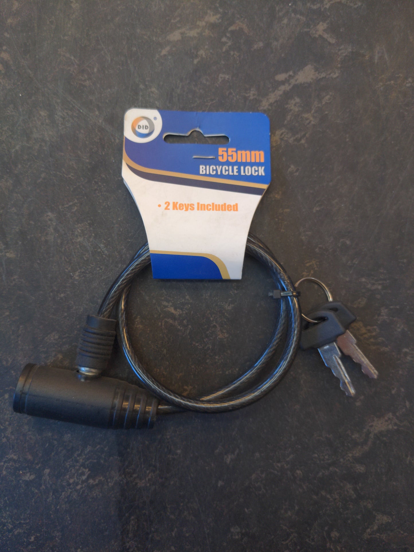 Cadenas de vélo DID 55 mm avec 2 clés