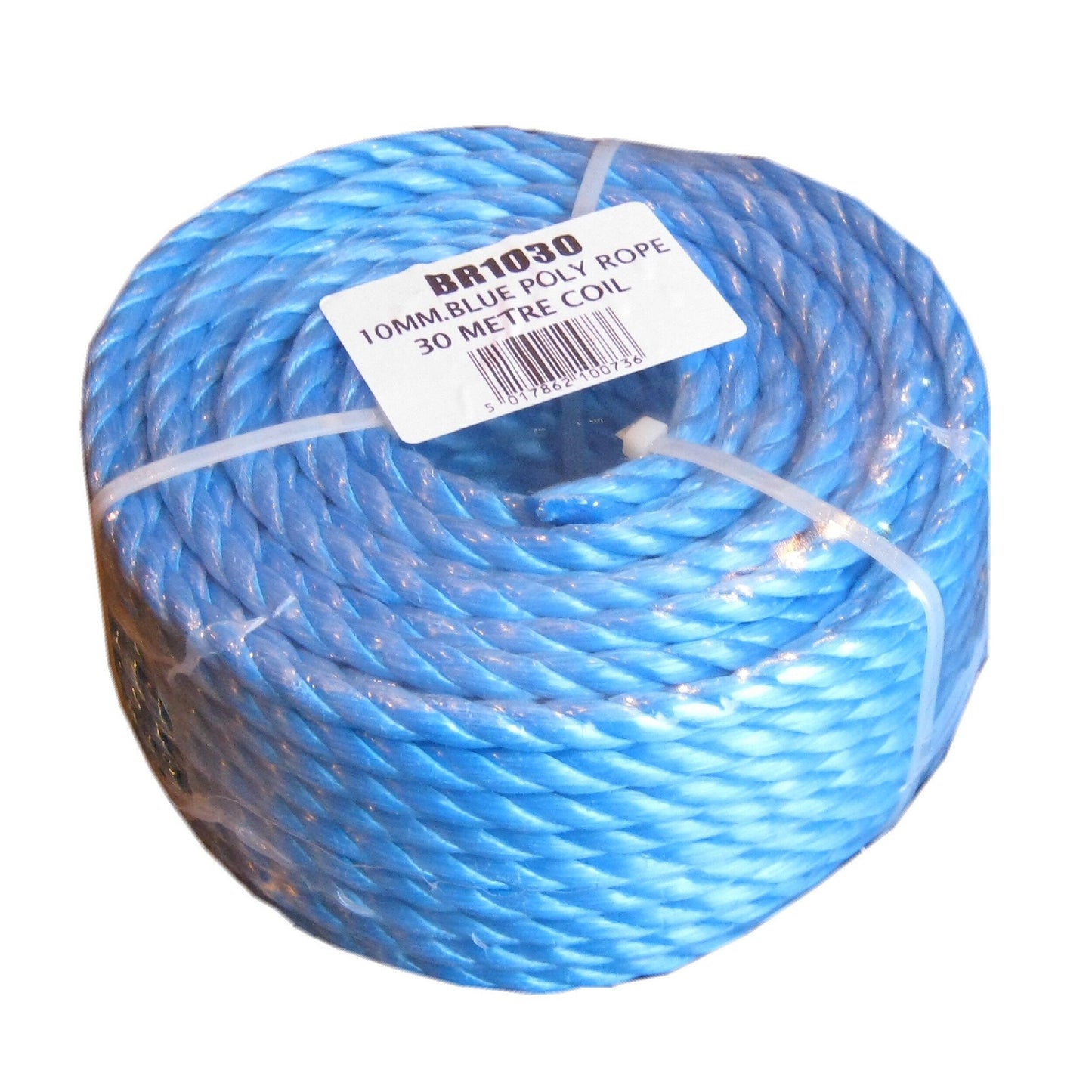 Gladiator Polypropylene Mini Coil Rope 10mm x 30m (Blue) - Single Roll