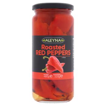 ALEYNA POIVRONS ROUGES GRILLÉS EN SAUMURE ET VINAIGRE 480g