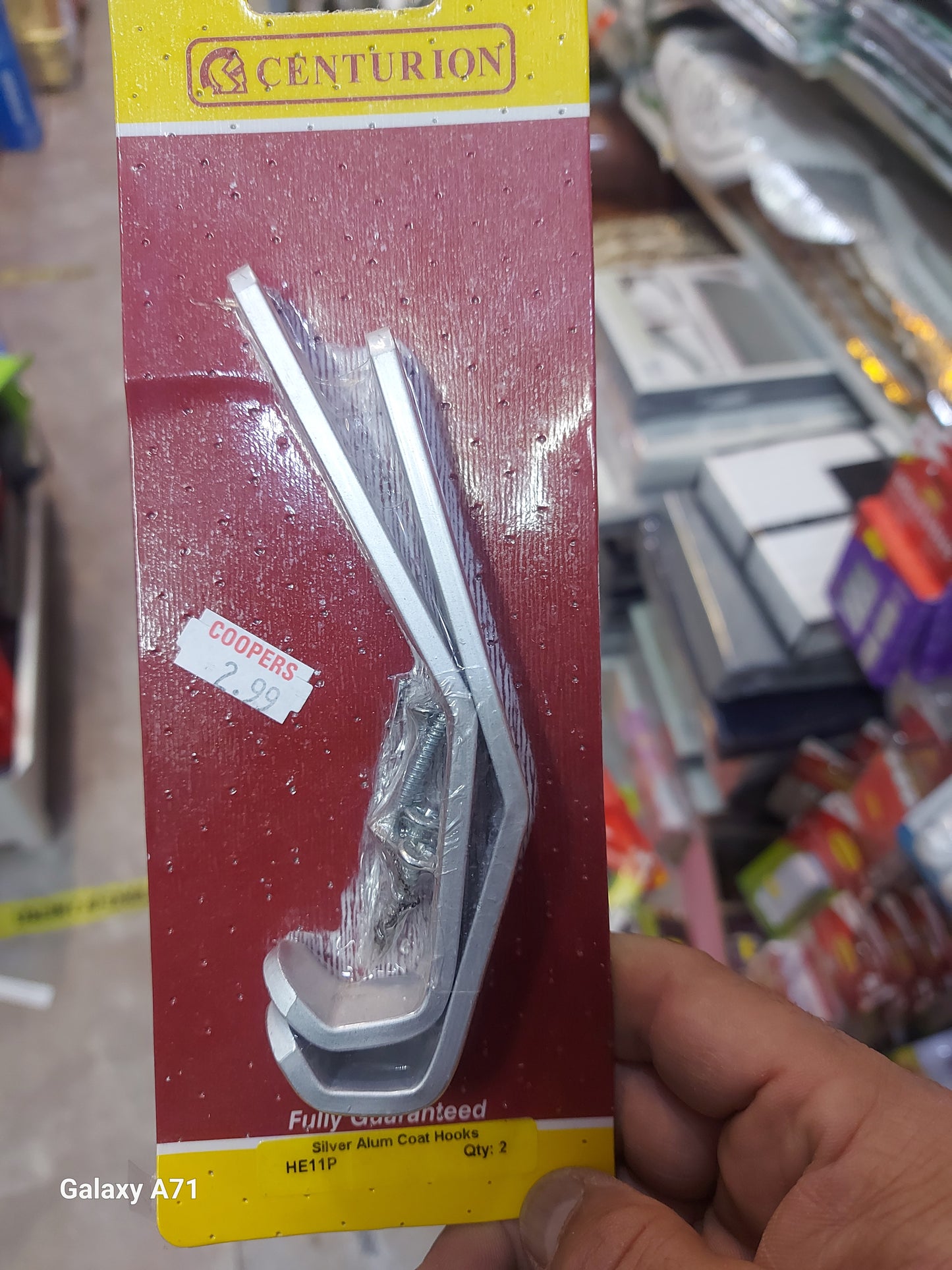Silver Aluminimu Coat Hooks