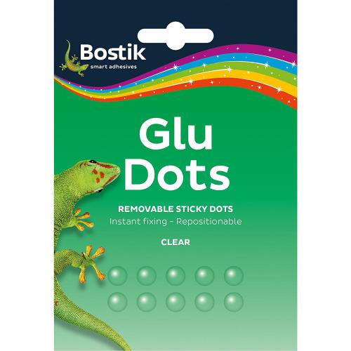 Bostik Glue Dots Extra Strong Removable Clear Pack