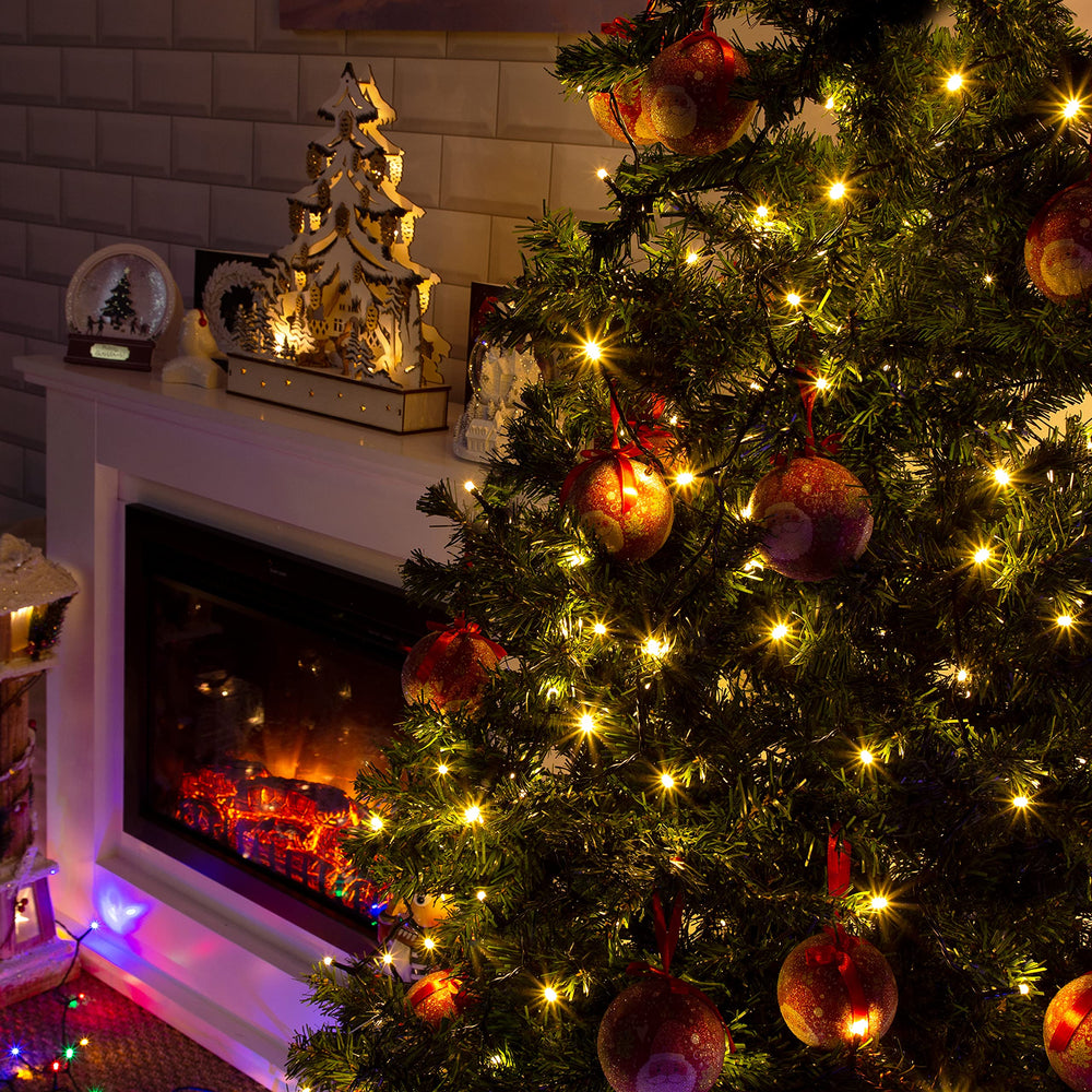 The Christmas Workshop 50 Battery Operated Warm White Christmas Lights