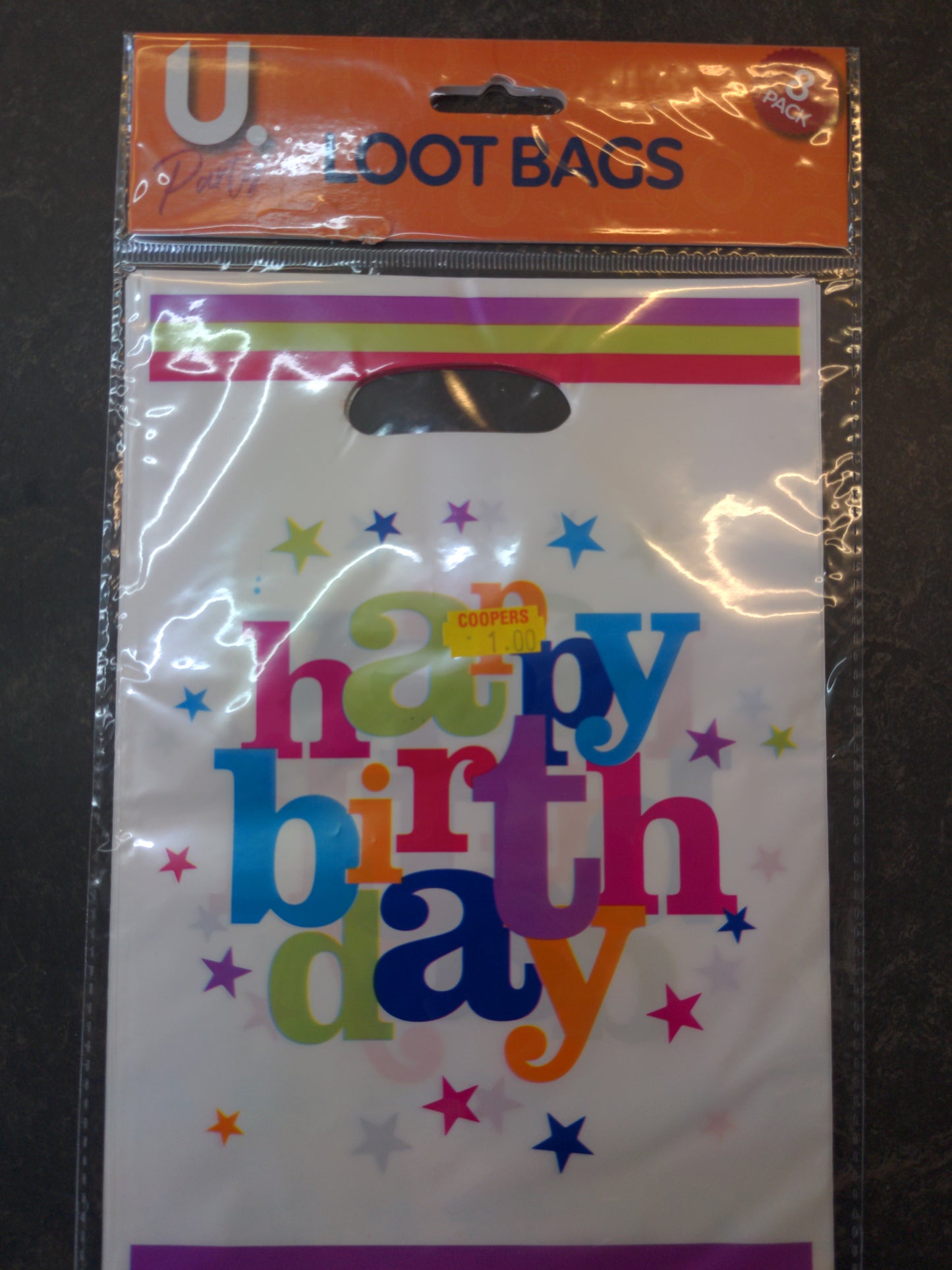 Happy birthday Loot Bags 8pack