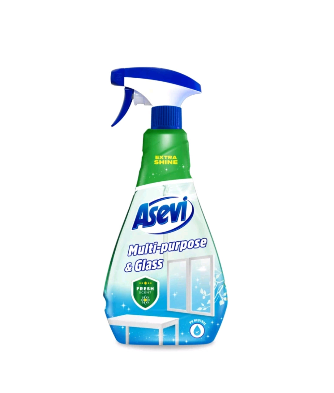 Asevi Multi-Purpose Glass & Window Cleaner Spray 750ml