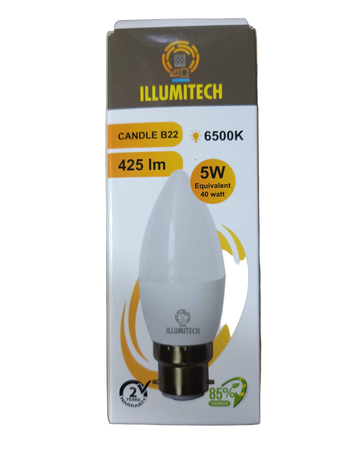 Illumitech Candle B22 Led Daylight Bulb