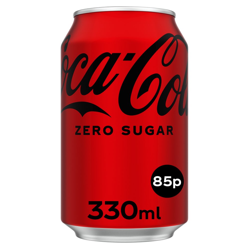 Coca-Cola Zero Sugar 330ml PM 85p