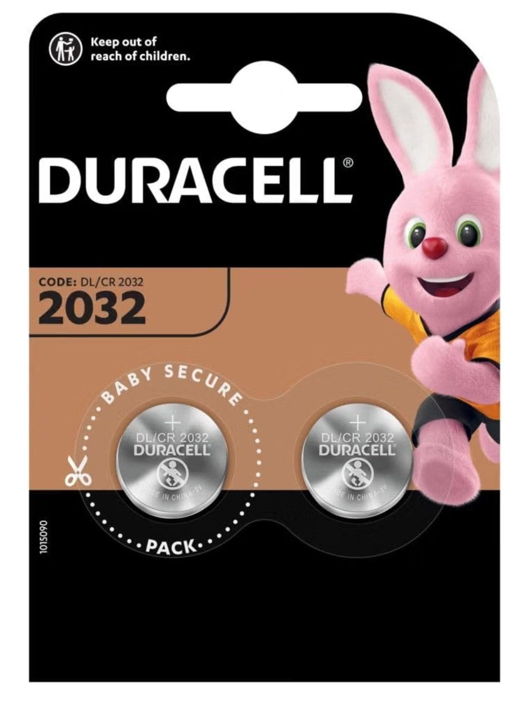 Duracell 2032 Lithium Batteries 3V Coin Cell DL2032 CR2032 BR2032 2Pack