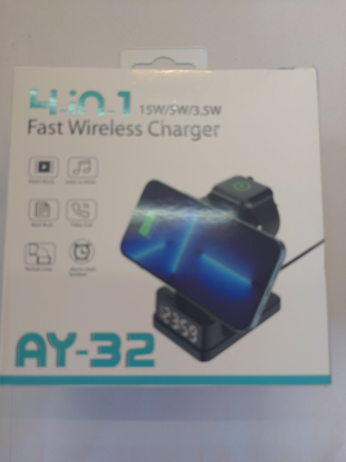 Chargeur sans fil rapide 4 en 1