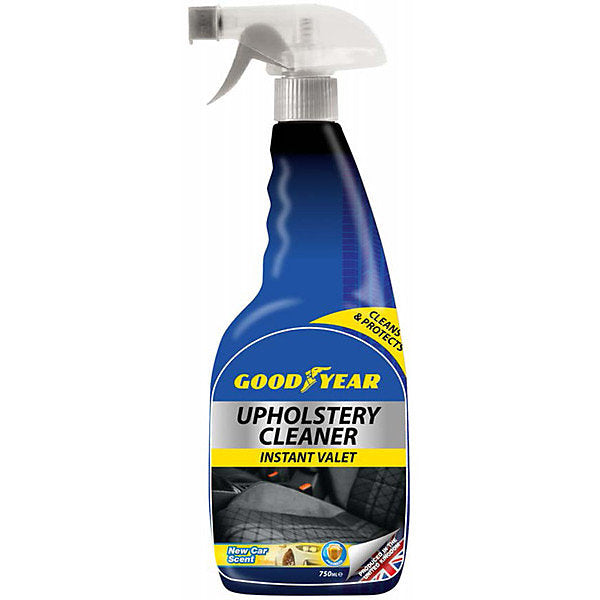 Goodyear Upholstery Cleaner 750ml Clean Protect Car Care Valet Fresh Lemon Scent