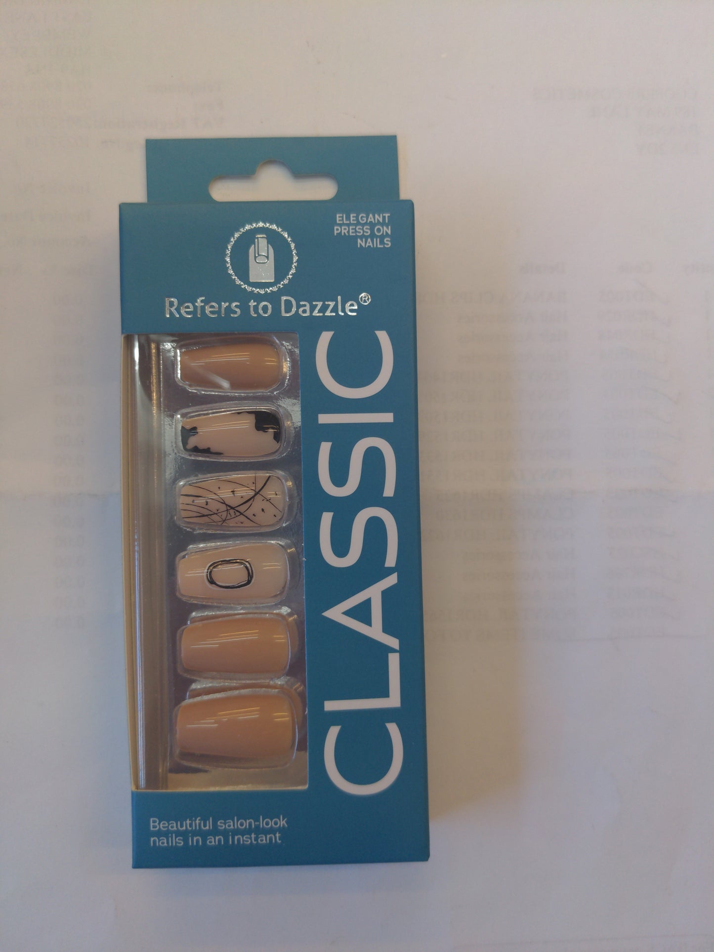 Faux ongles à presser