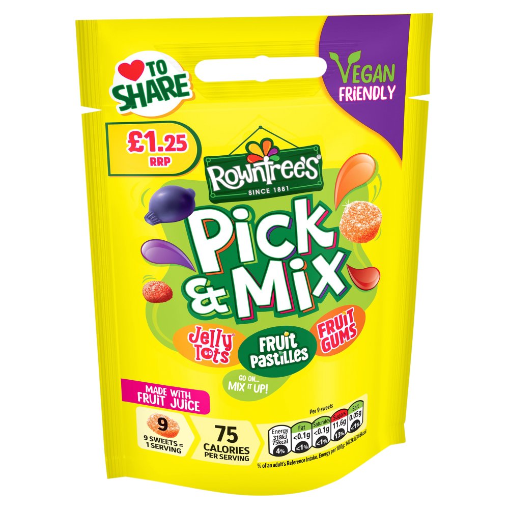 Sachet de friandises Rowntree's Pick & Mix à partager 120 g PMP 1,25 £