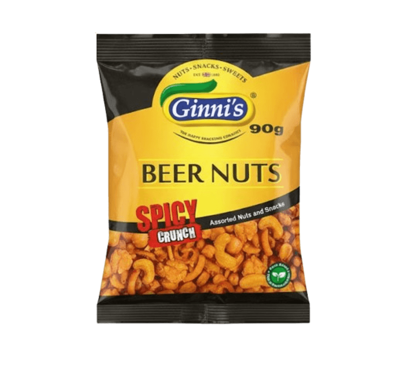 Ginni's Beer Nuts Spicy Crunch 90g