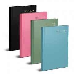 Agenda scolaire A5 journalier 2025 - 2026 coloris assortis