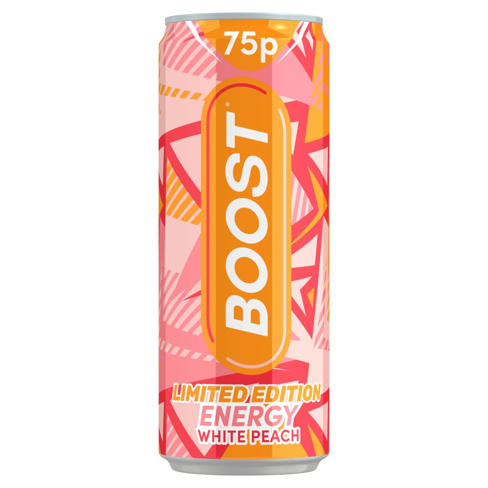 Boost Limited Edition Energy White Peach 250ml