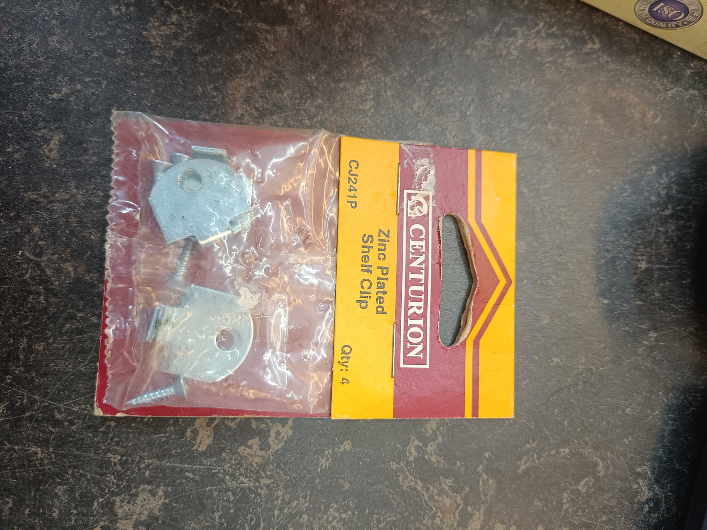 Centurion Zinc Plated Shelf Clips Pk4
