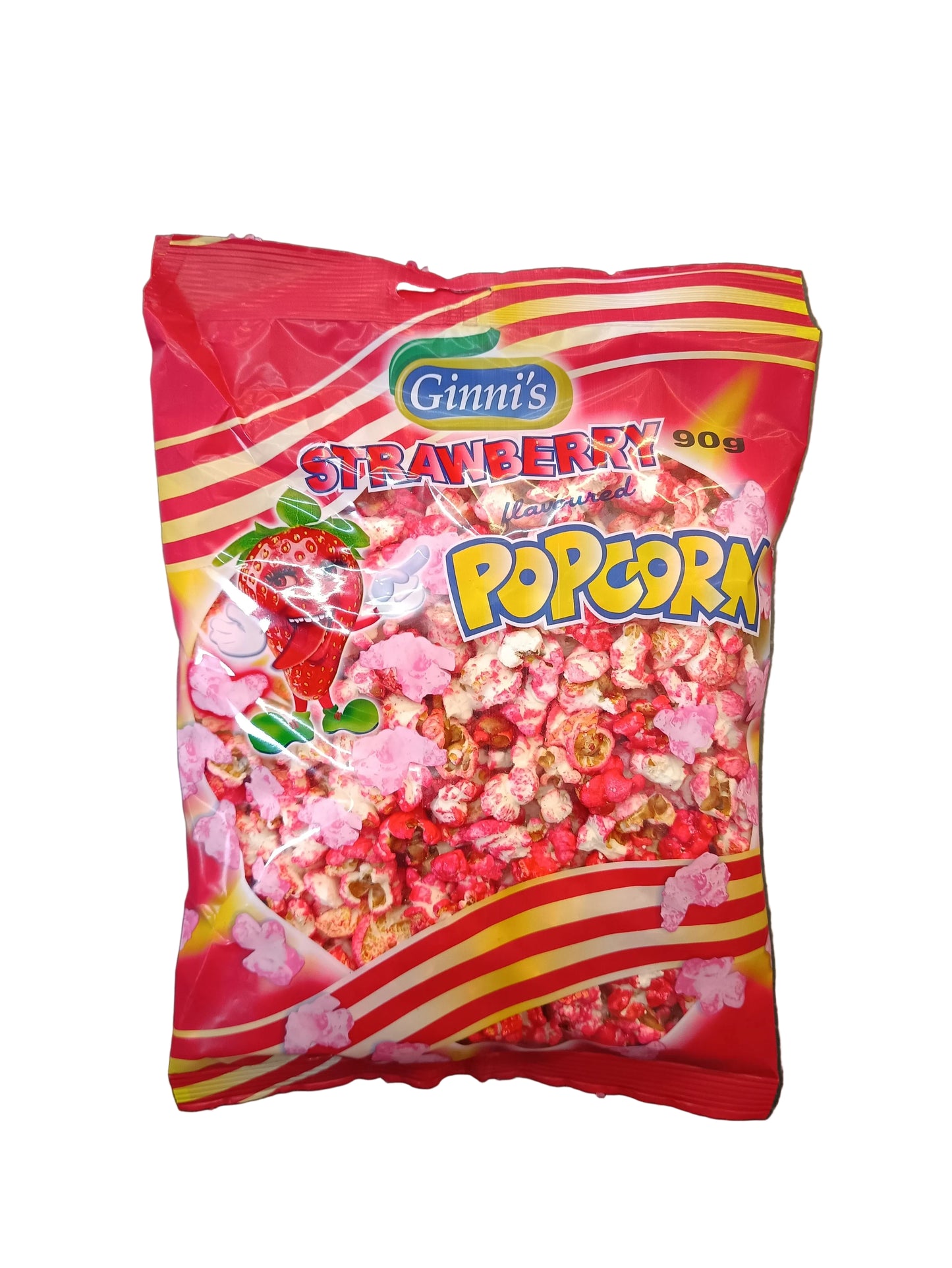 Ginni's Strawberry Flavoured Popcorn 90 g