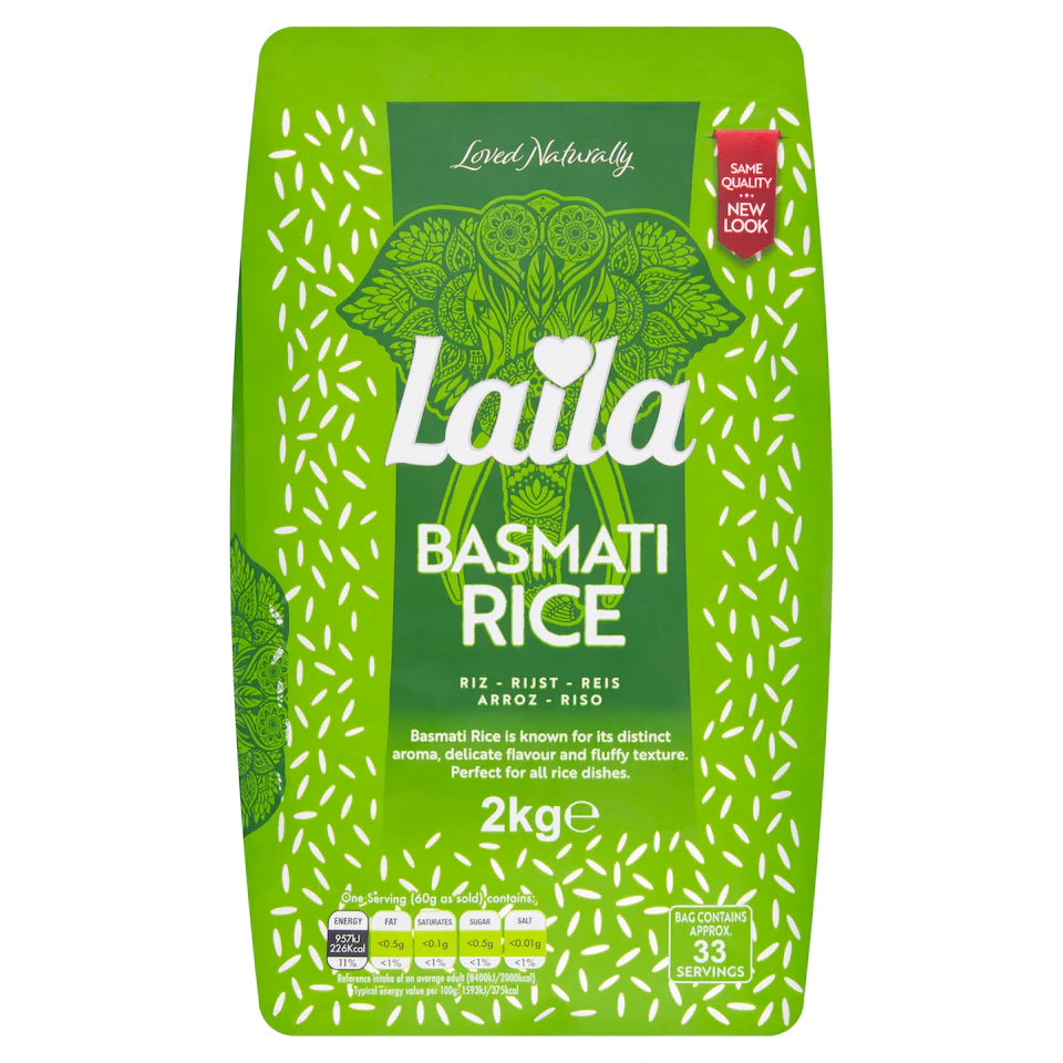 Laila Basmati Rice 2Kg