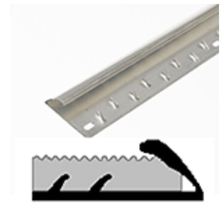 Bande de seuil, Argent 900mm