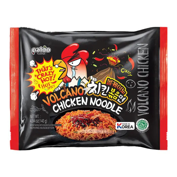Paldo Volcano Chicken Stir-Fry Noodle 140g