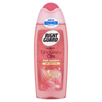 Right Guard Femme Douche + Huiles Jasmin Rose Gel Douche Peau Terne 250ml