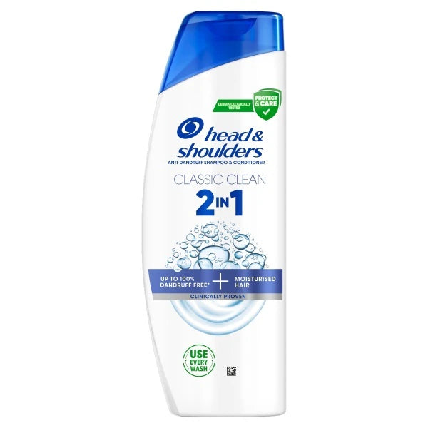 Head & Shoulders Classic 2 In1 Anti Dandruff Shampoo 250ml