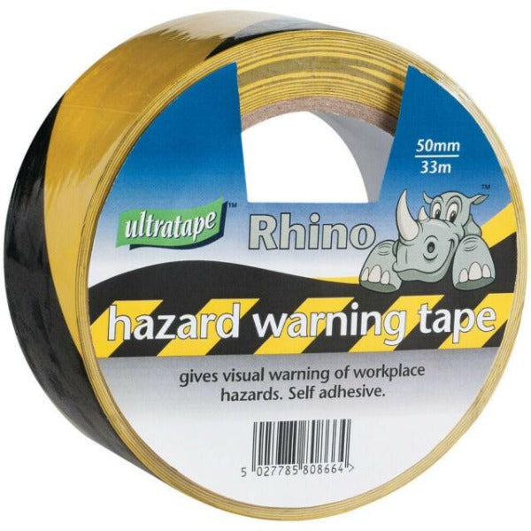 Ruban de signalisation de danger Ultratape 50mm x 10m Jaune et noir