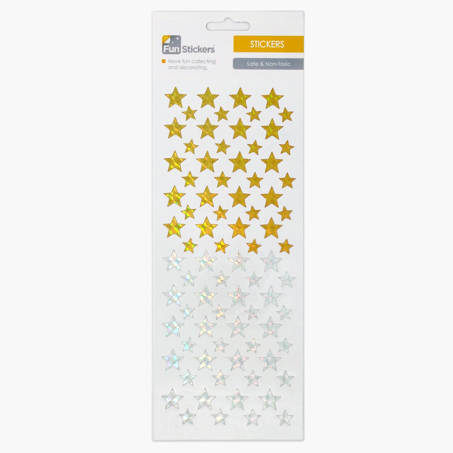 Fun stickers Stars Gold & Silver 701