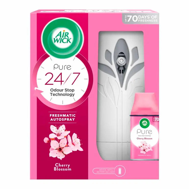 AIRWICK FRESHMATIC DIFFUSEUR FLEUR DE CERISIER