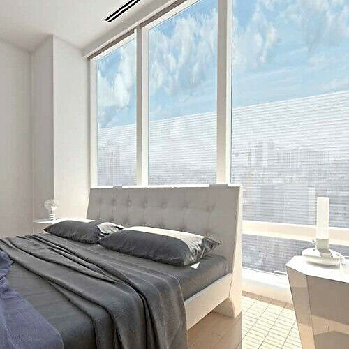 Alkor Frosted Lines Privacy Glass Frosted Window Sticky Back Plastic Self Adhesive 2m x 45cm