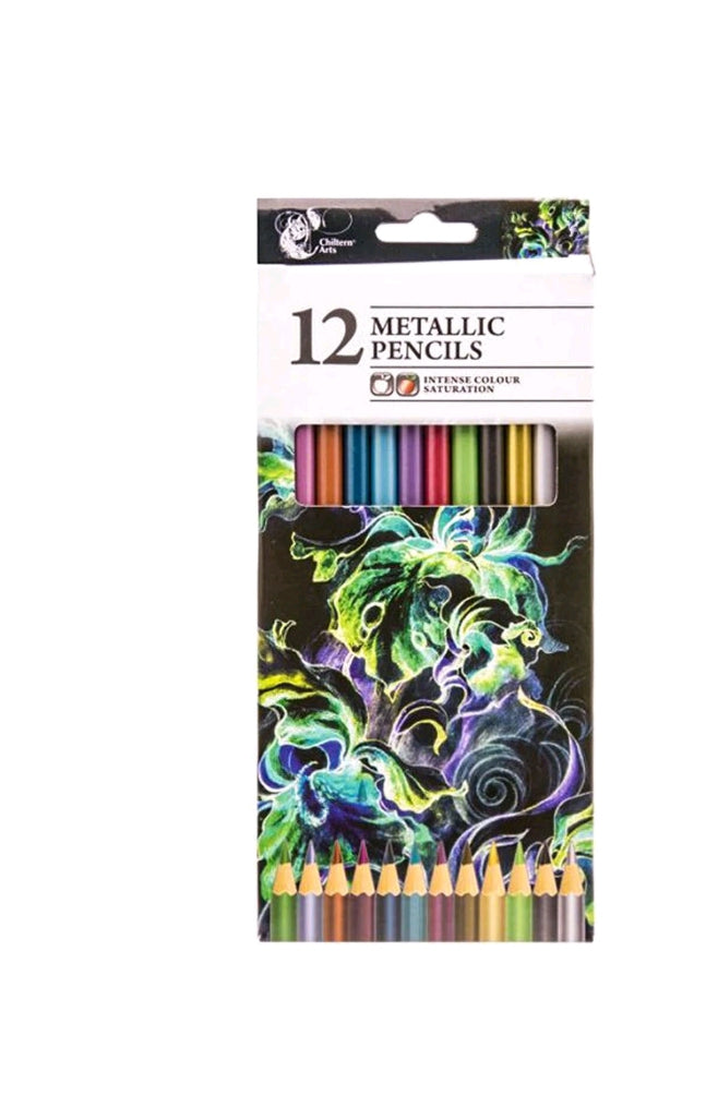 Crayons métalliques - Lot de 12