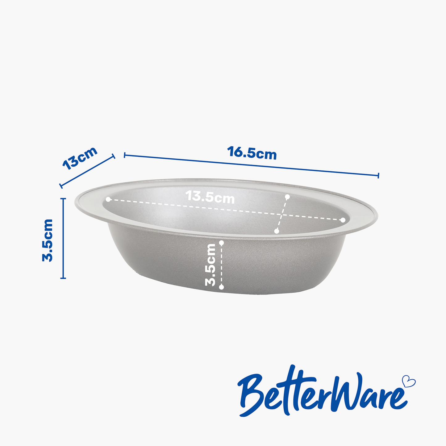 Lot de 2 plats ovales Betterware
